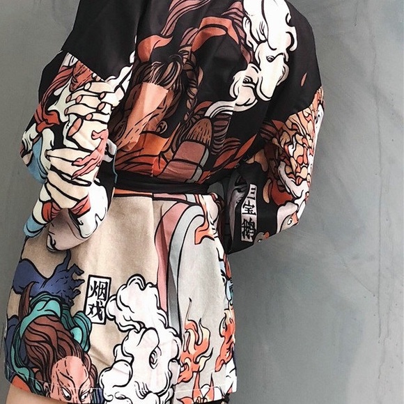 Asian kimono top - Picture 3 of 3